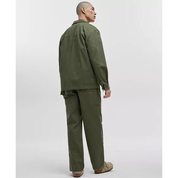 Mode of One NWT Relaxed Fit Utility Shirt Jacket Deep Wild Ivy - Picture 4 of 6